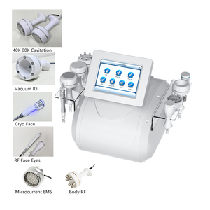 8 in 1 Multifunction 40K 80K Cavitation Massage Cellulite Reduction Vacuum RF Slimming Machine