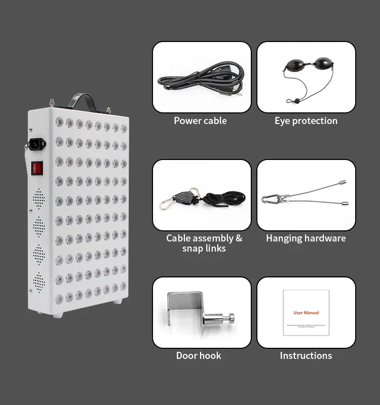 OEM Custom 300W Dual Chip LED Medical-Grade Red Light Therapy Device