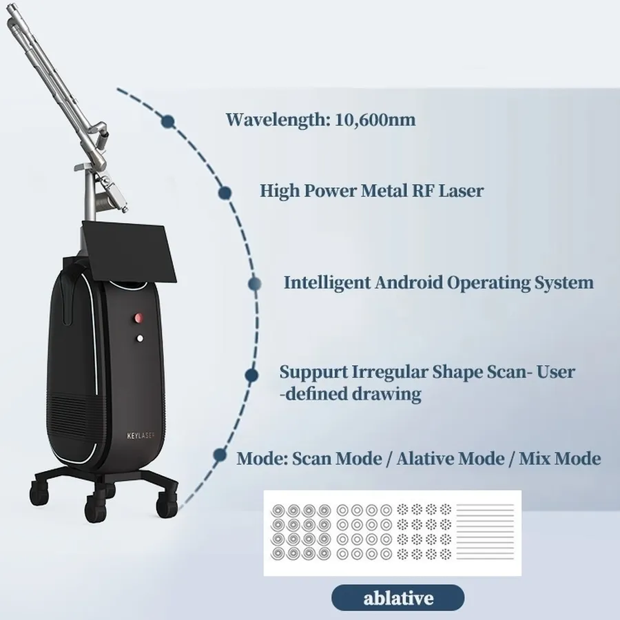 FDA Approved 10600nm CO2 Fractional Laser Machine for Scar Removal Details 2