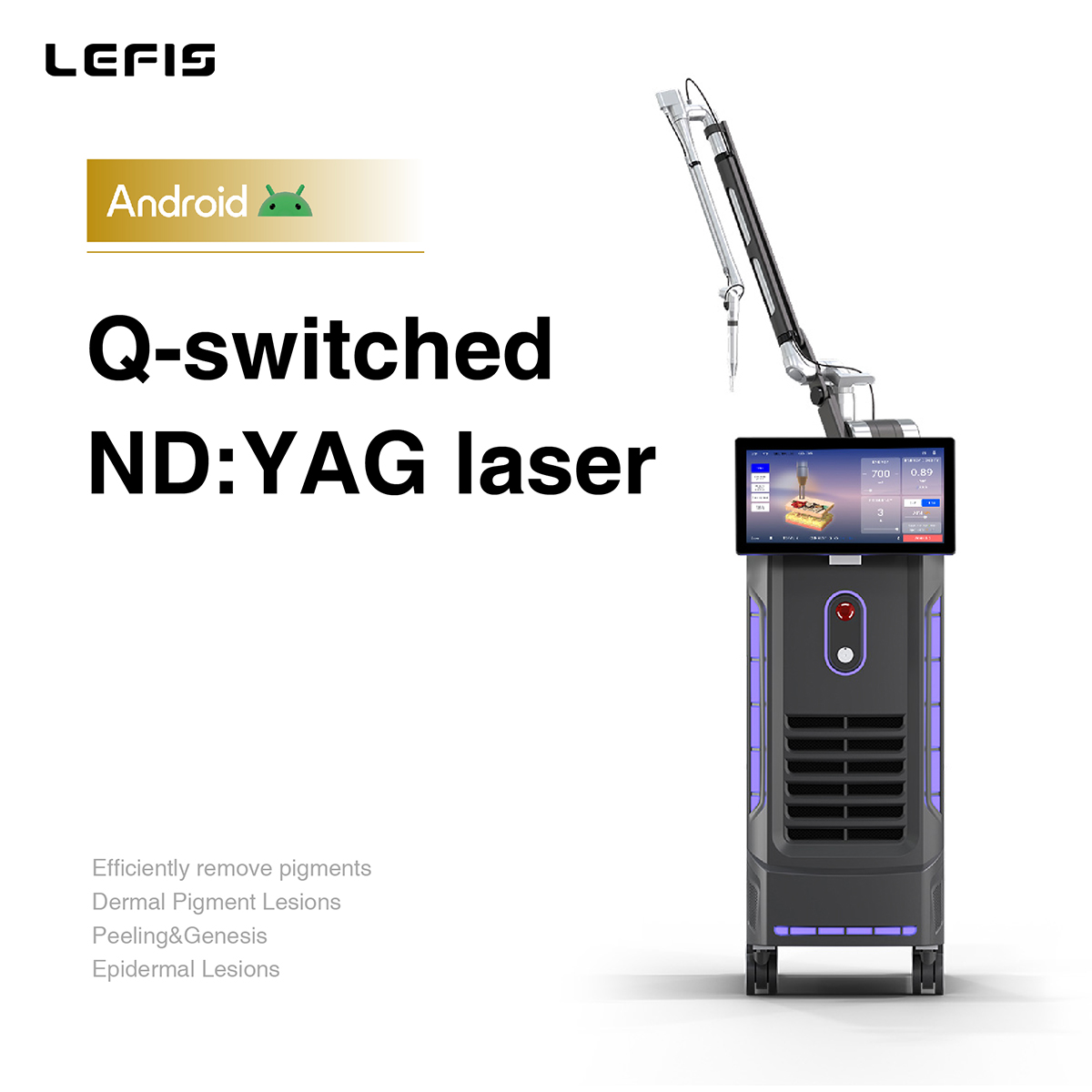 Factory Price Hair Laser and Tattoos Remove Laser Machine Q Switch Nd Yag Pico Second Laser