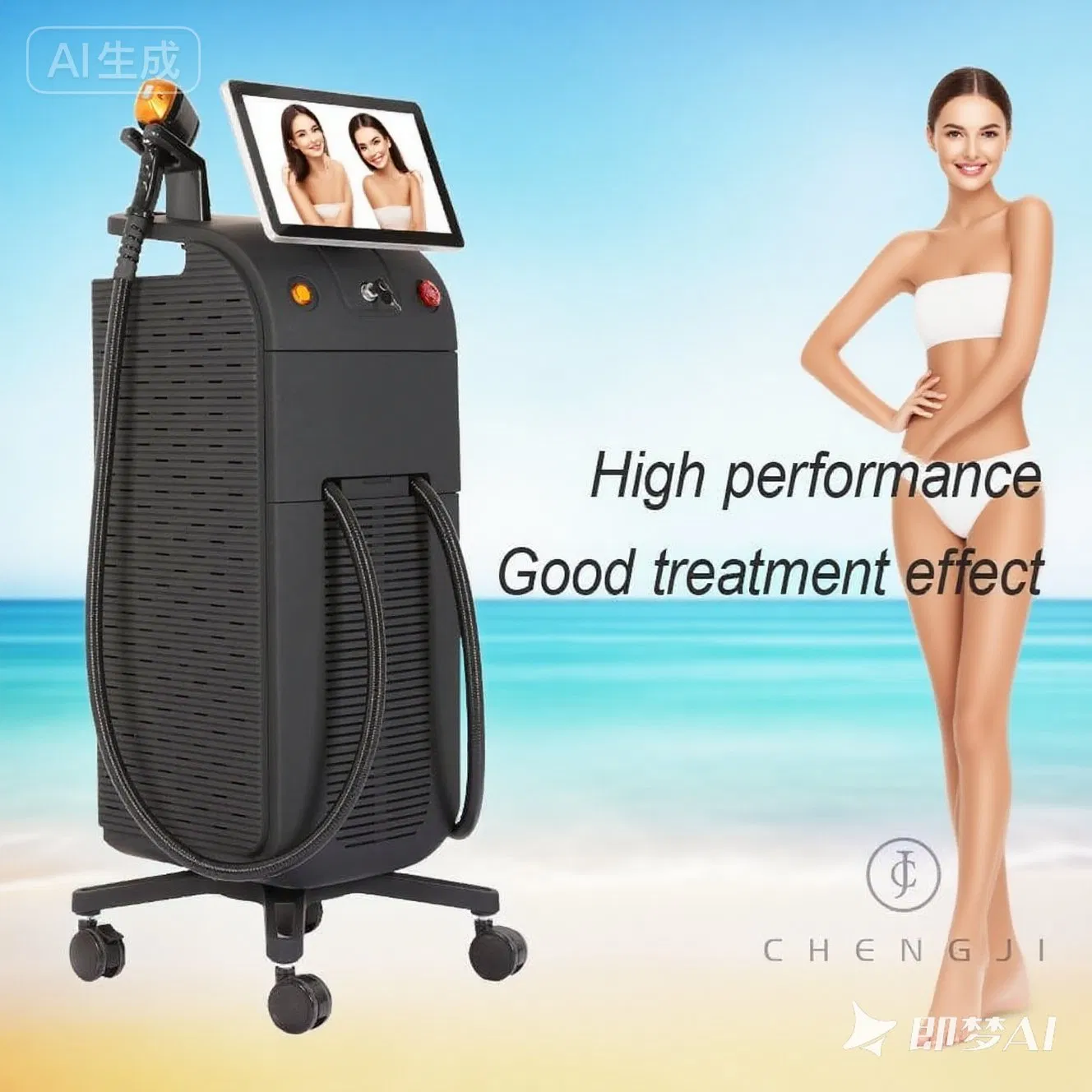 Produtos De Beleza 808nm Diode Laser Hair Removal 4 Wavelength 755 808 940 1064nm Diode Laser Hair Removal Machine