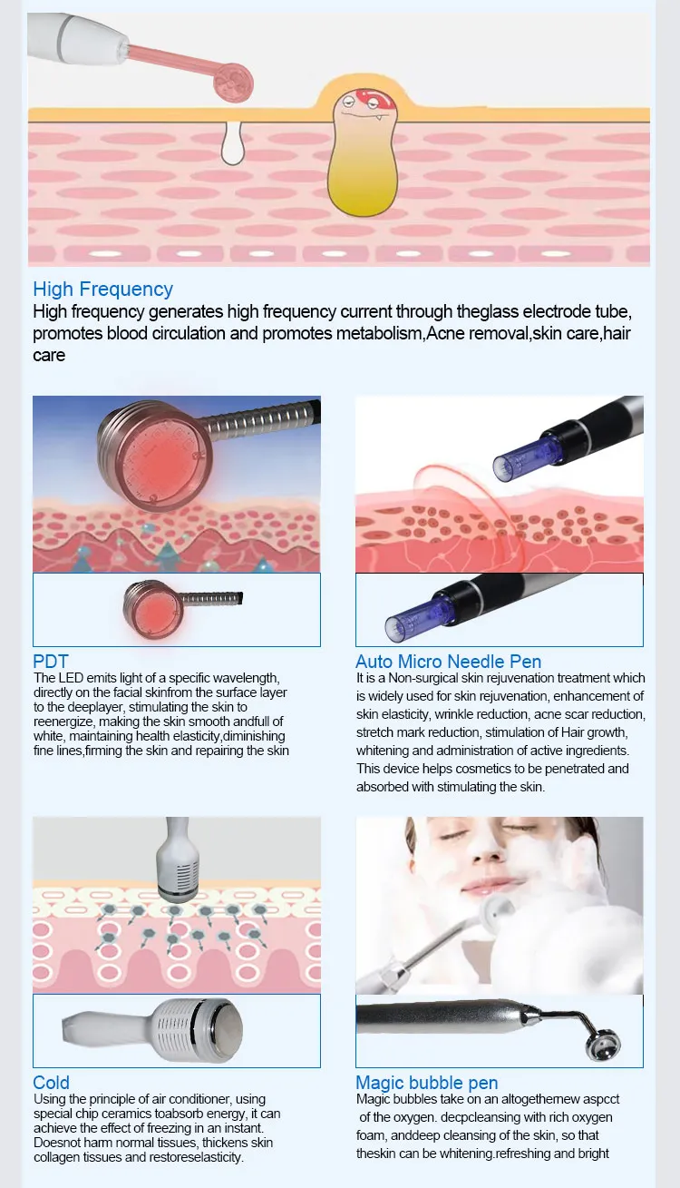 Dermabrasion Machine Handles and Accessories