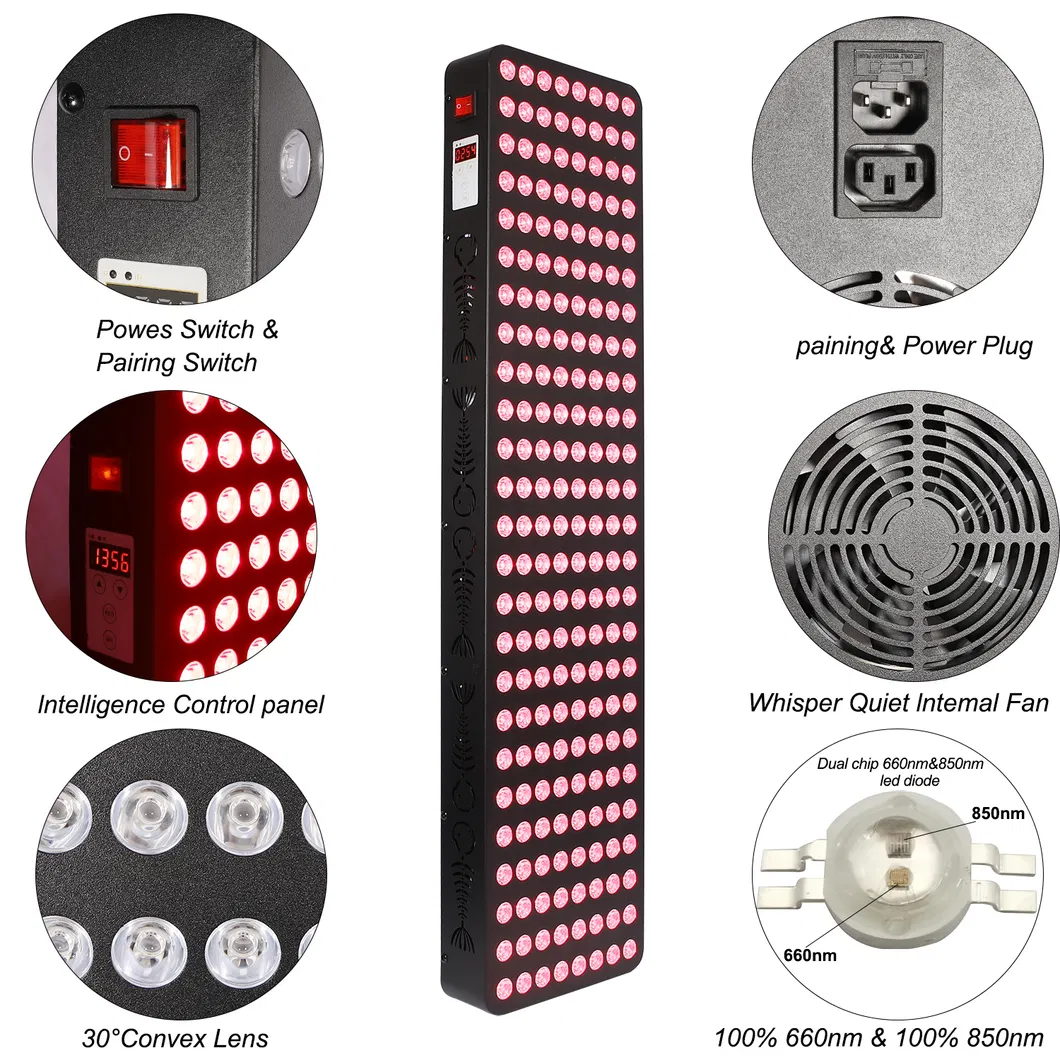 Red Light Therapy Device Standing Side View