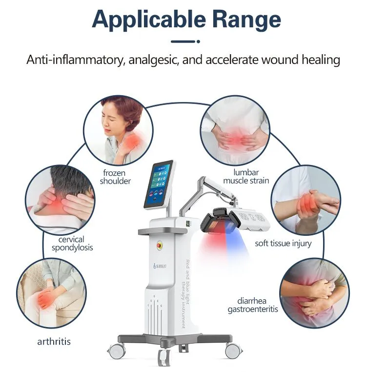 PDT LED Photon Therapy Portable Red Light Therapy Device Photodynamic PDT LED PDT Bio Blue LED PDT Light Therapy