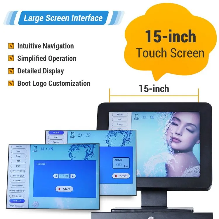 Multifunctional Hydra Skin Beauty Oxygen Facial Aqua Peeling Hydro Microdermabrasion Machine