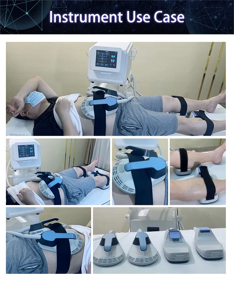 High Power EMS Body Sculpting Machine Neo 4 RF Handles Hi-Emtsure Fat Reduce Electromagnetic Muscle Building Machine EMS Slim Neo