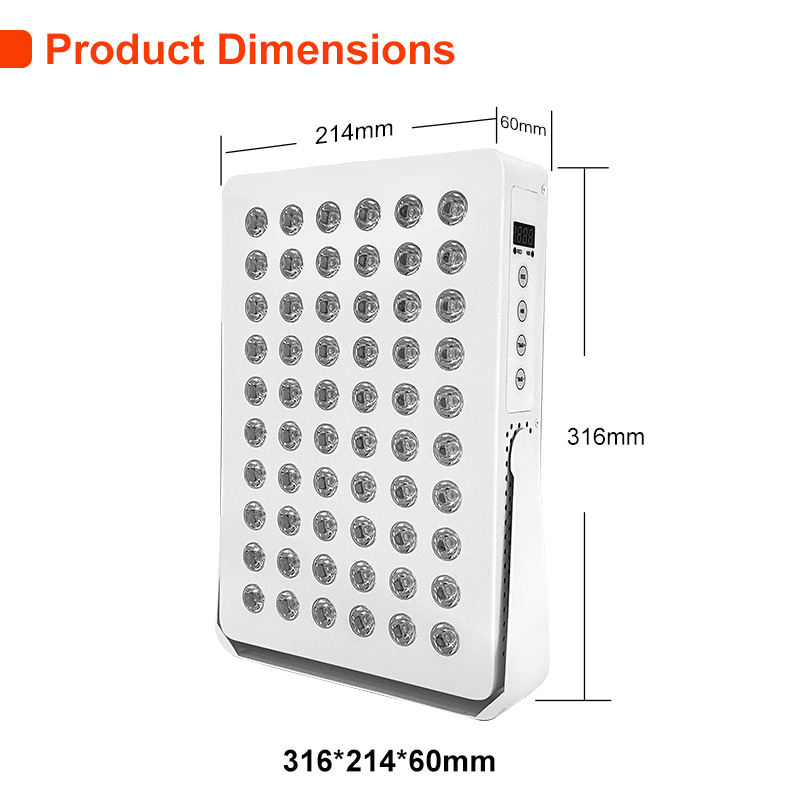 Merican Touch Screen LED Light Panel with Stand Red Nir Multi Wavelength Home Use Therapy Device