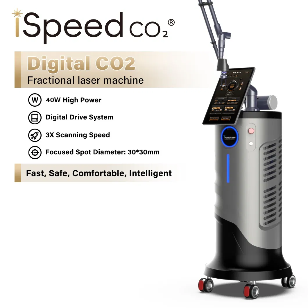 CE FDA OEM ODM Latest 0.1-9.9ms Non-Peeling Treatment Spot Removing Skin Regeneration Digital CO2 Fractional Laser