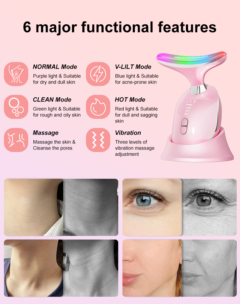 Skin body massage device display 3