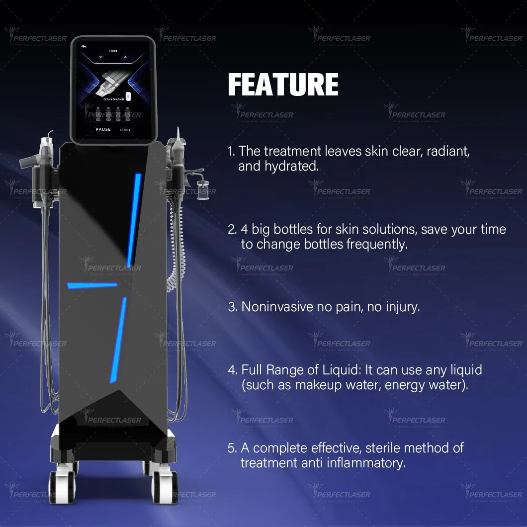 OEM Multifunctional Beauty Device 10 Handle Microdermabrasion Care Hydro Dermabrasion Machine