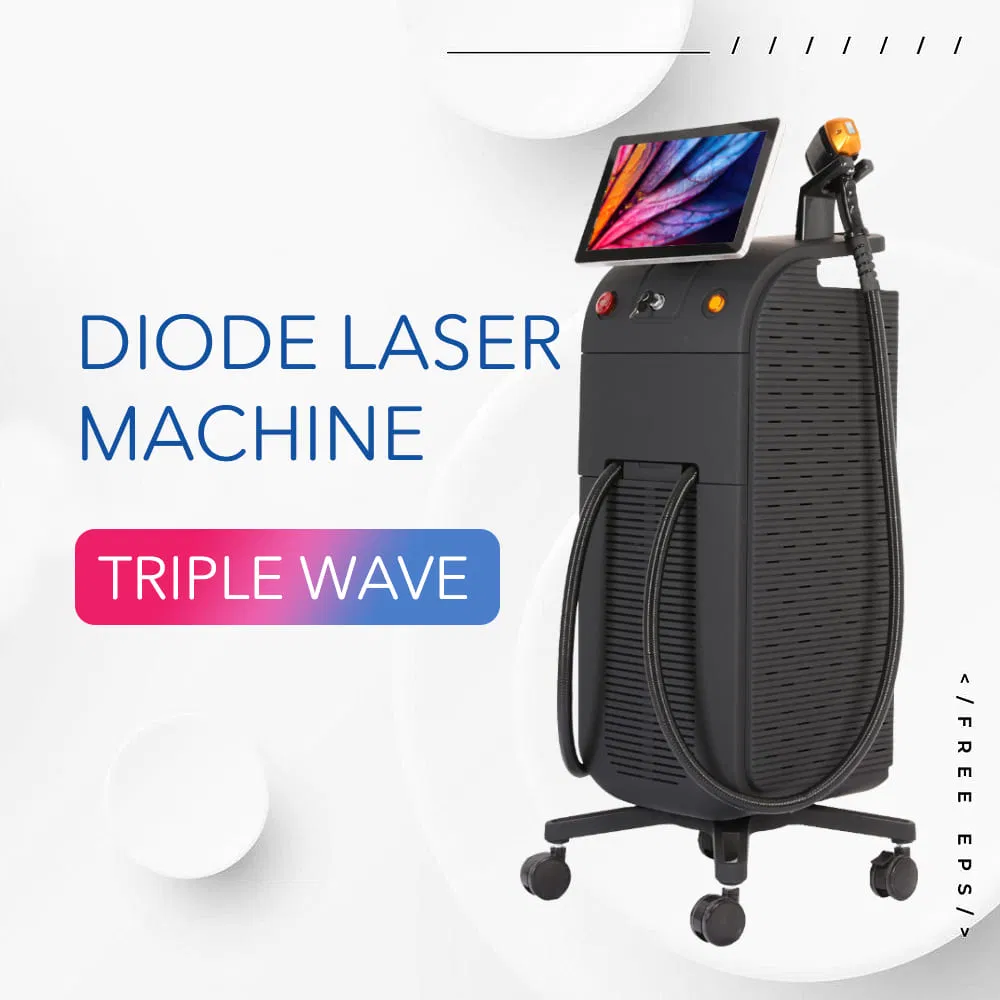 Vertical 808nm Diode Laser Hair Removal Machine