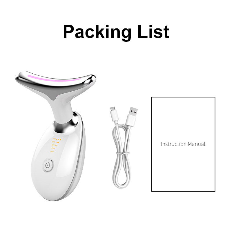 Home Use Face Lift Neck Wrinkle Microcurrent Lifting Firming Skin Tightening Beauty Device USB Rechargeable Multi-Plug