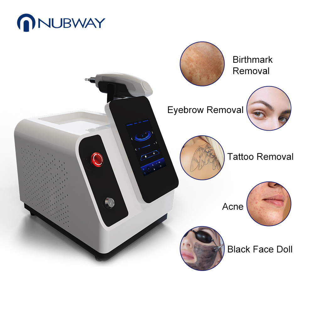 Factory Price Medical Skin Rejuvenation Qswitch Nd Yag Laser Device Q Switched Laser Freckle Tattoo Removal Machine
