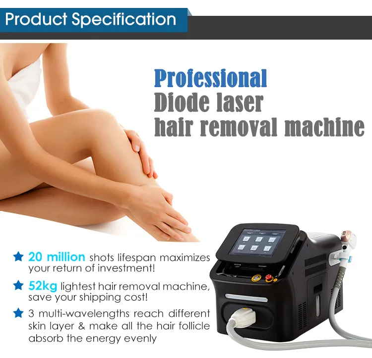 Diode Laser Hair Removal Wavelengths Medical Equipment
