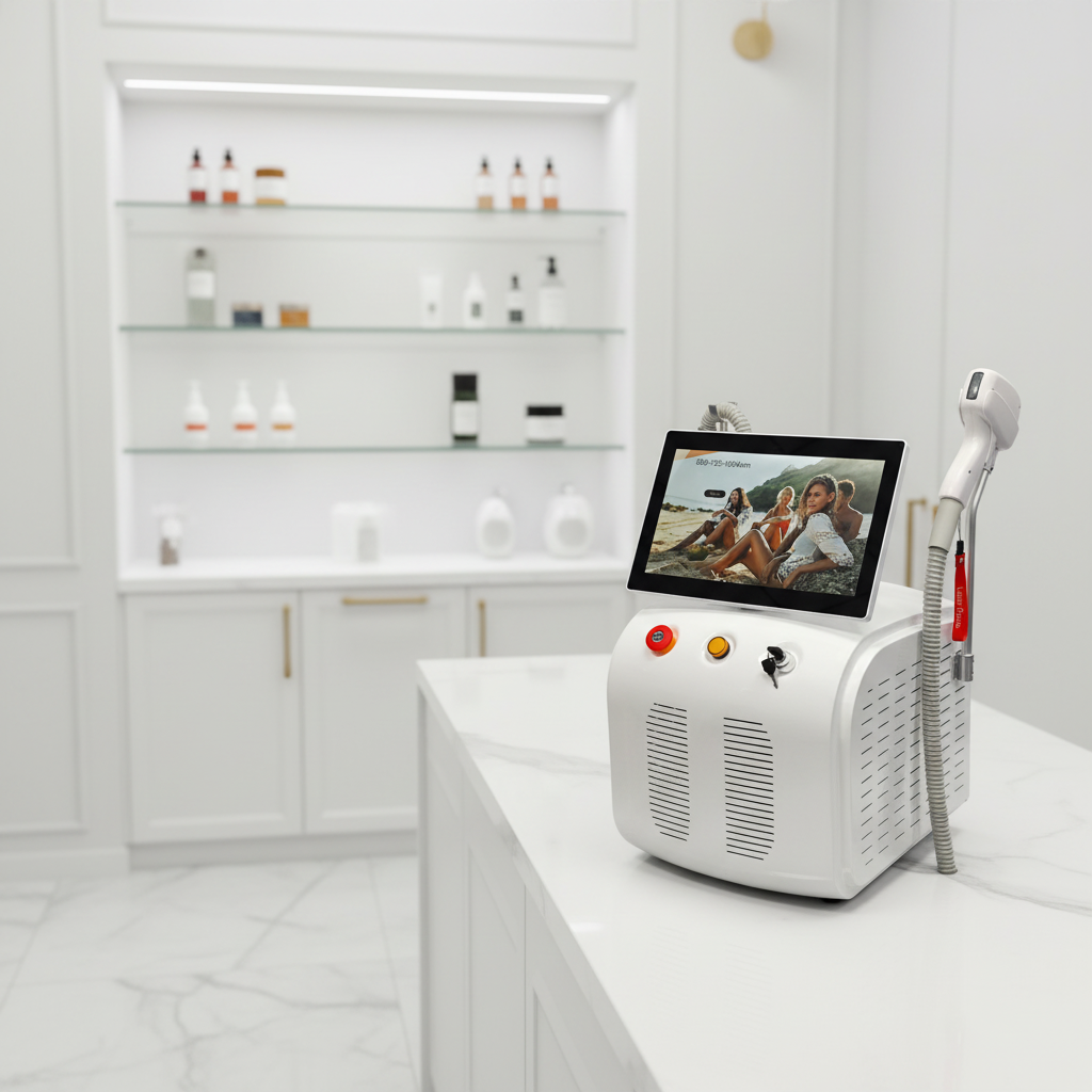 2 In 1 High Quality Hair Removal Diode Laser ND Yag Hair Removal And Skin Rejuvenation Machine