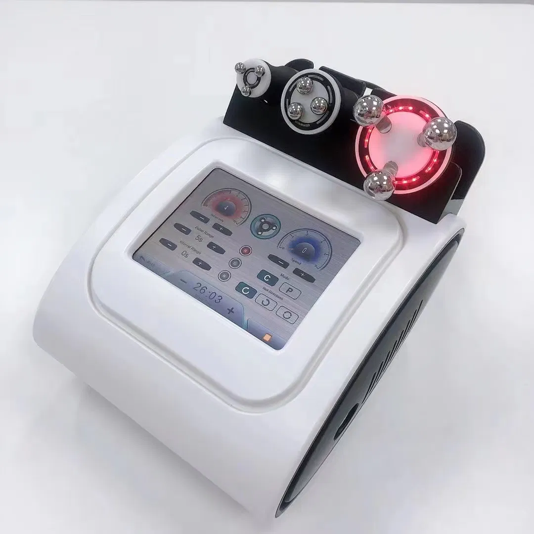 Red Light Fat Reduction Machines Clinic Centre Use 360 Roll RF Device with LED Light Therapy for Face and Body Skin Care RF