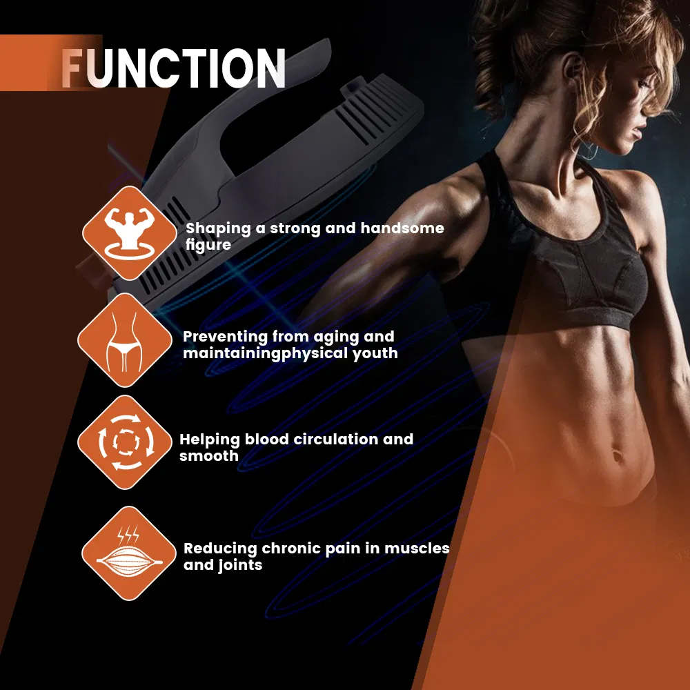 Professional Non-Invasive EMS RF Body Sculpting Machine Tesla Building Muscle Stimulation EMS Muscle Stimulator Body Shaping Machine