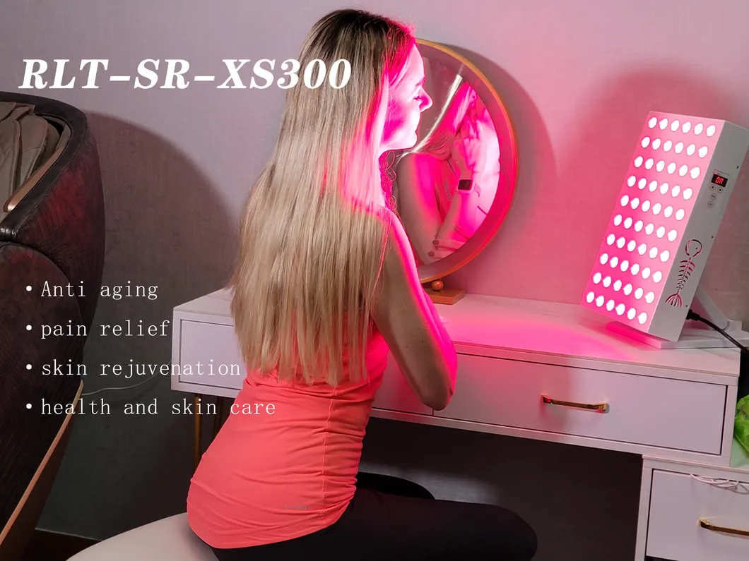 Smart Timer 300W Face Skin Beauty PDT Machine Pain Relief Anti Aging LED Infra 660nm 850nm Facial Red Light Therapy Panel Device