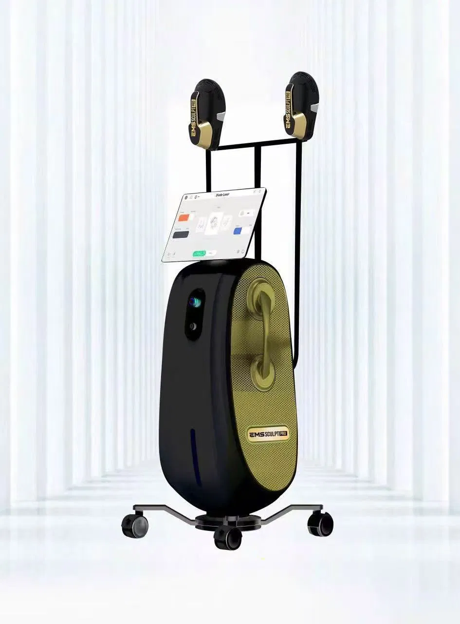 Professional 4 Handle Body Sculpting Machine EMS Muscle Building &amp; Fat Reduction Plushape EMS Body Contouring System