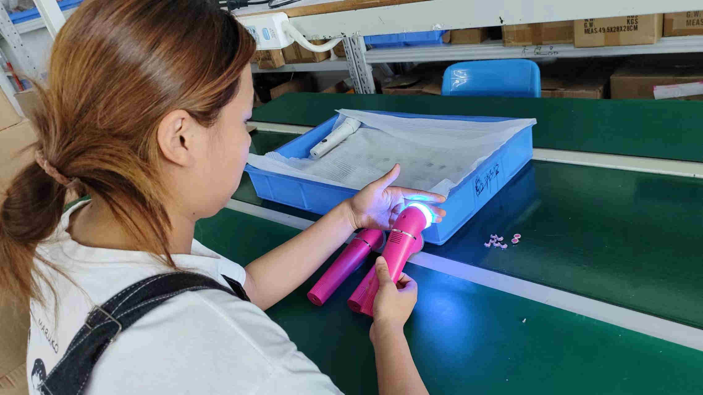 Quality control inspection department for beauty aesthetic equipment