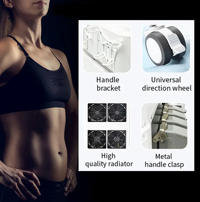 Professional 4 Handles EMS Device Neo RF Body Slimming Shaping Muscle Building Sculpting Machine