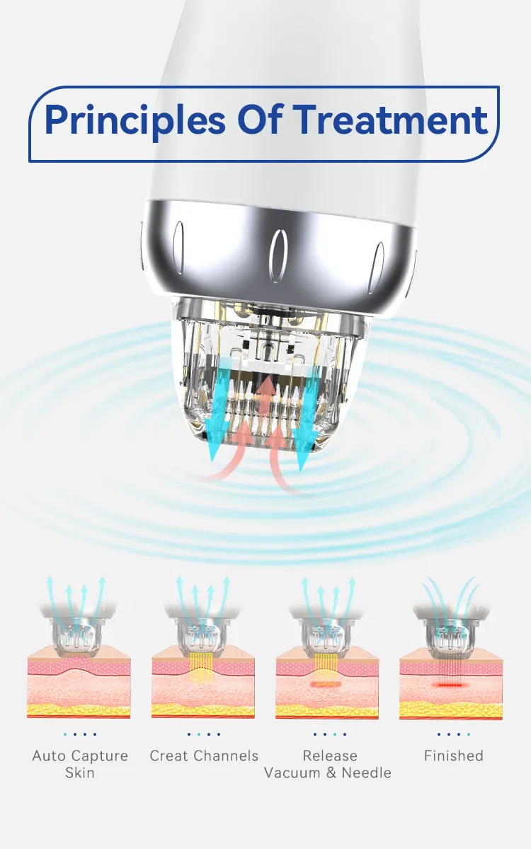 Portable Microneedle RF Skin Tightening Fractional RF Microneedling Machine