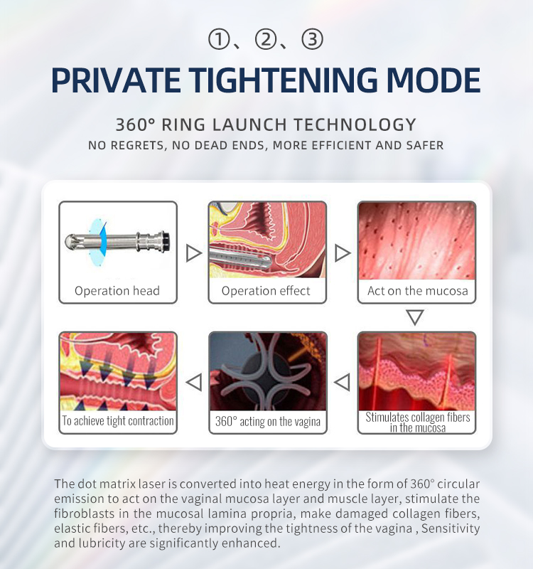 Fractional CO2 Laser Machine 60W Scar Removal Vaginal Tightening