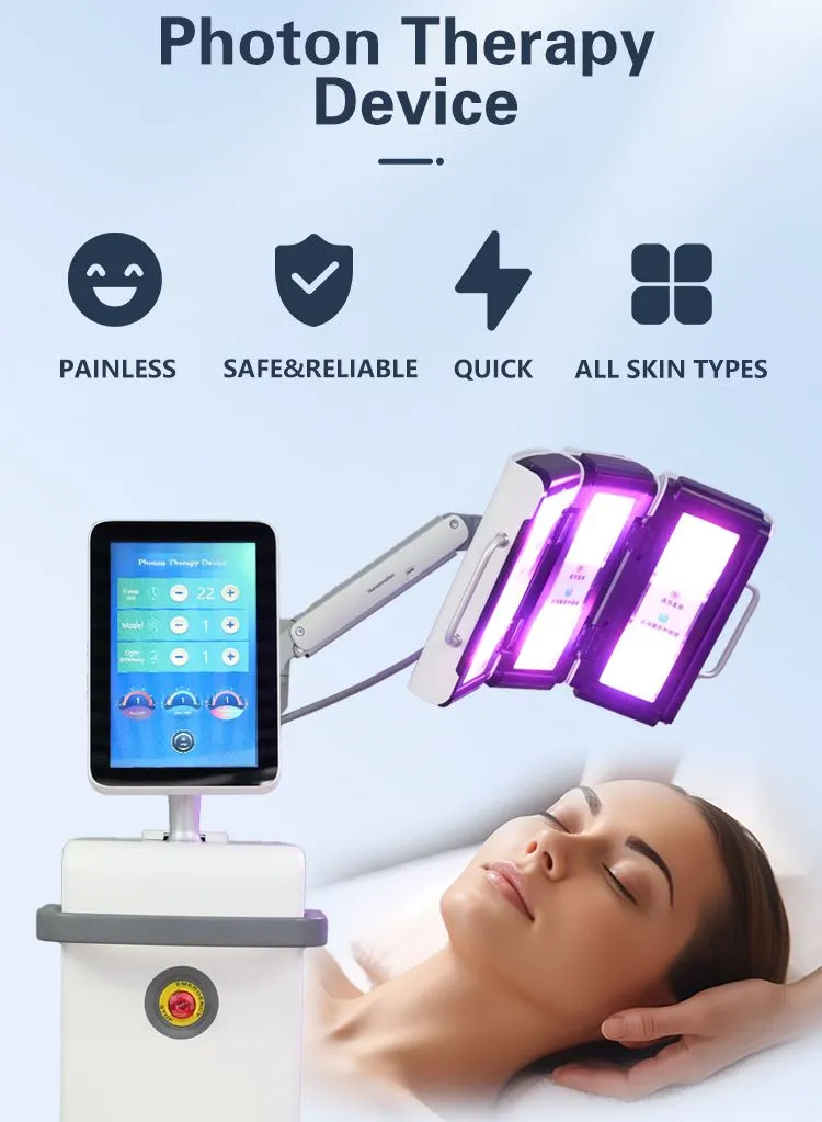 PDT LED Photon Therapy Portable Red Light Therapy Device Photodynamic PDT LED PDT Bio Blue LED PDT Light Therapy