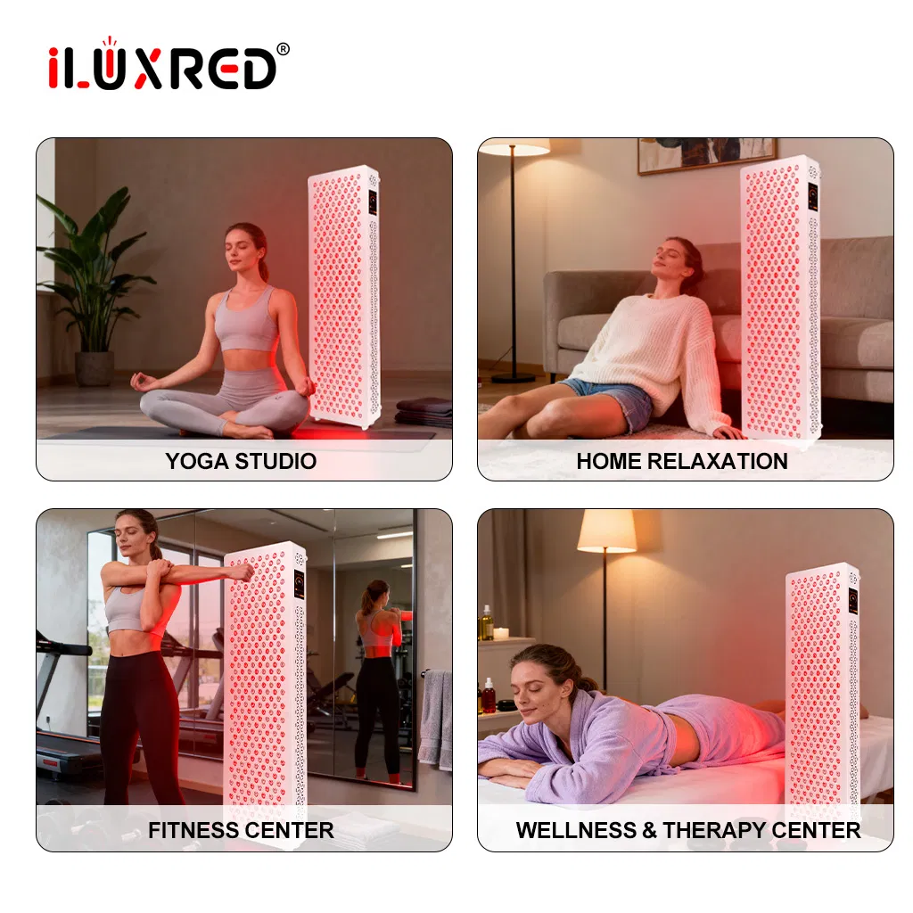1500W Factory OEM/ODM High Efficiency Infrared LED Red Light Therapy Sauna Panel Bed Device Handheld