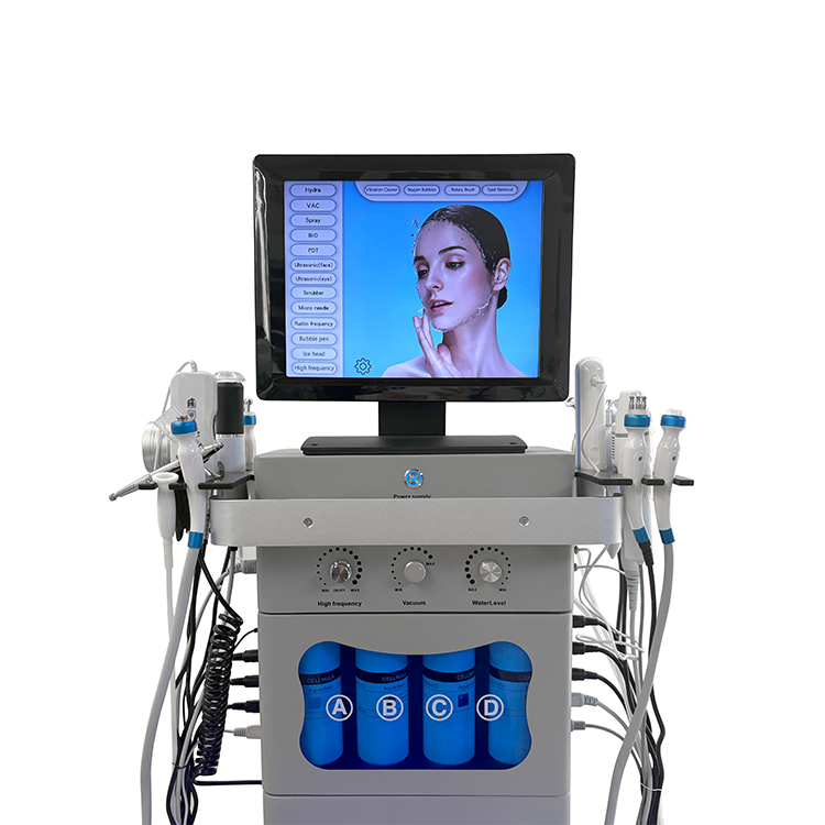 18 in 1 Multifunctional Hydra Dermabrasion Machine Microdermabrasion Facial Hydro Diamond Peel Oxygen Machine