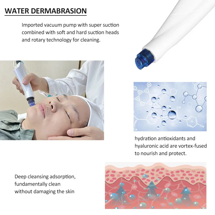 Spam27 Luxury Diamond Microdermabrasion Facial Machine Aqua Peel Hydro Water Cleansing Booster for Beauty Salon Home Use