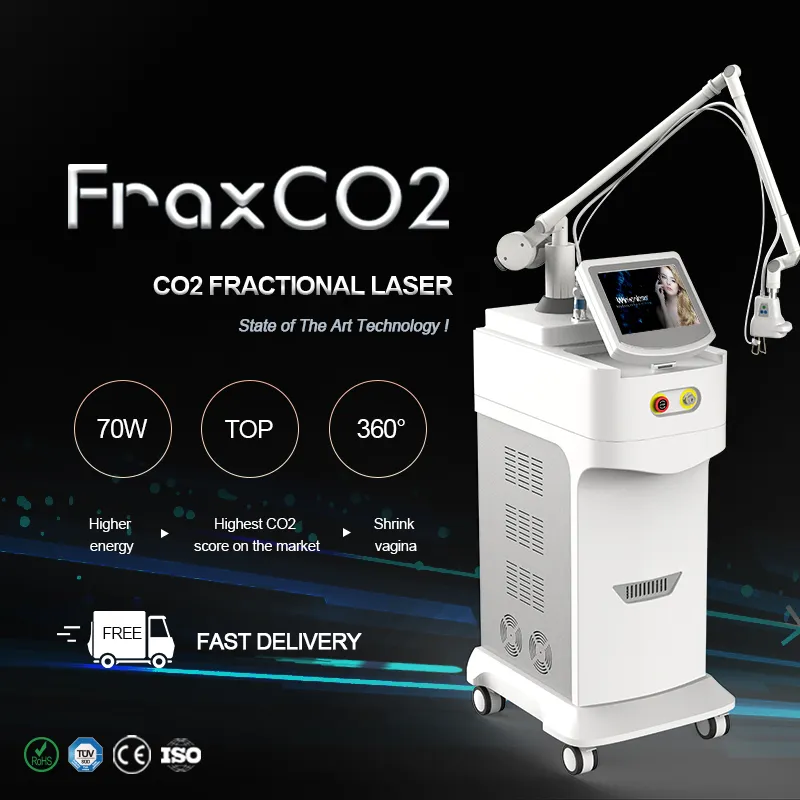Professional C02 Vaginal Tightening Laser 70W 10600nm Skin Resurfacing CO2 Fractional Laser Machine