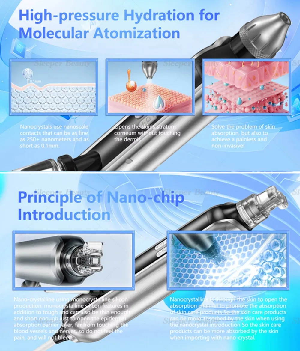 SPA Skin Care Microdermabrasion Aqua Peel Cleaning Hydrating Hydro Hydra 10 in 1 Beauty Face Machine