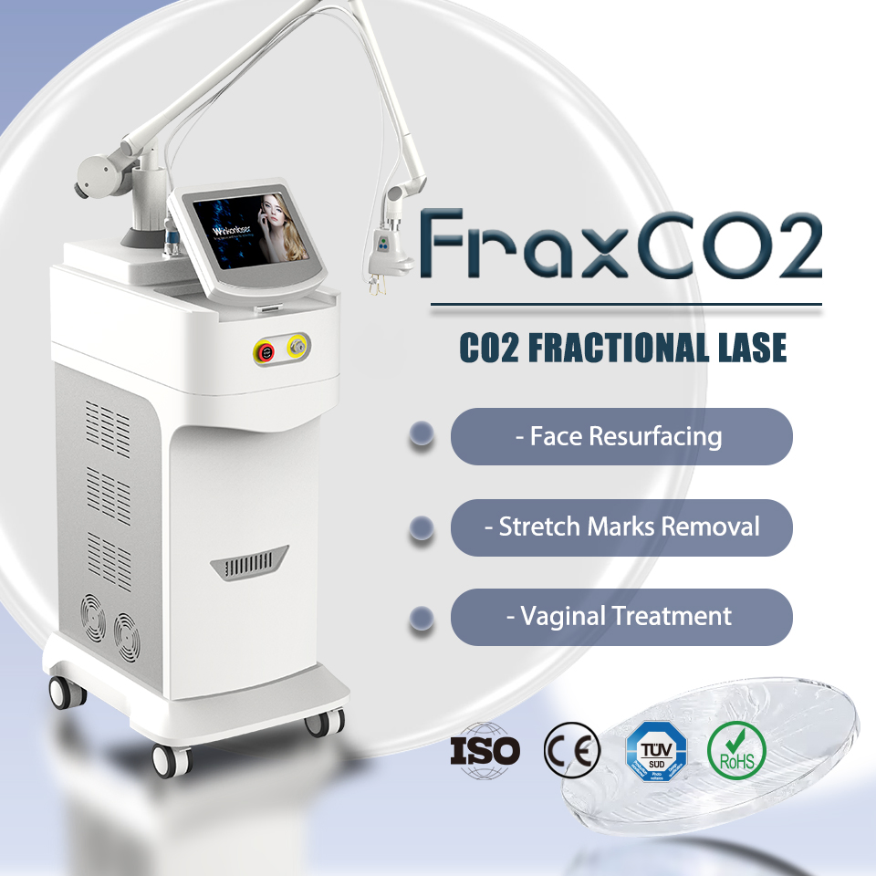 OEM CO2 Laser Beauty Machine 10600nm Fractional Acne Freckles RF Skin Tightening CO2 Fractional Laser Machine