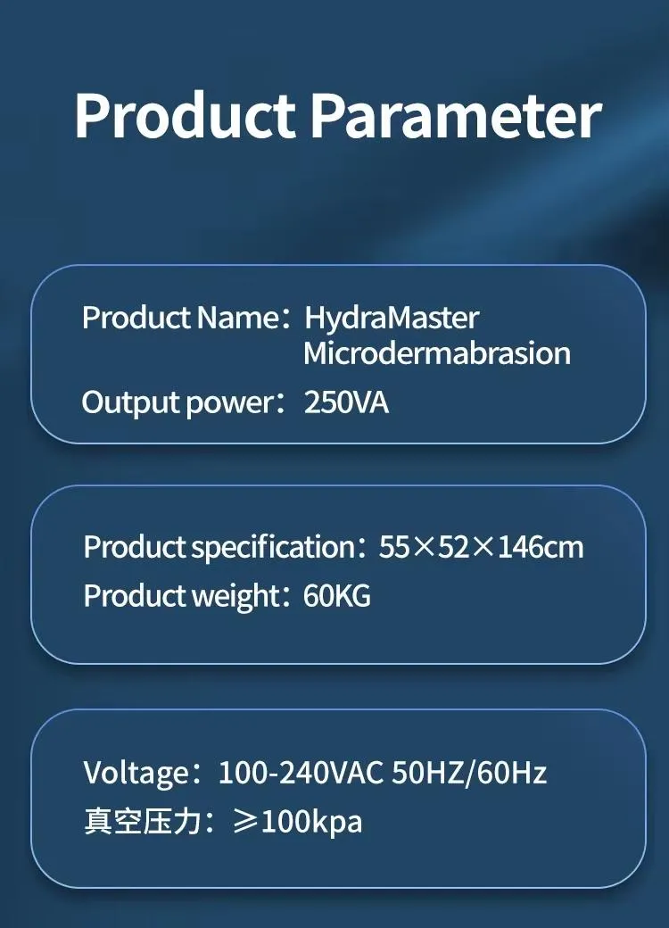 Hydro Microdermabrasion Oxygen Jet Aqua Facials Machine