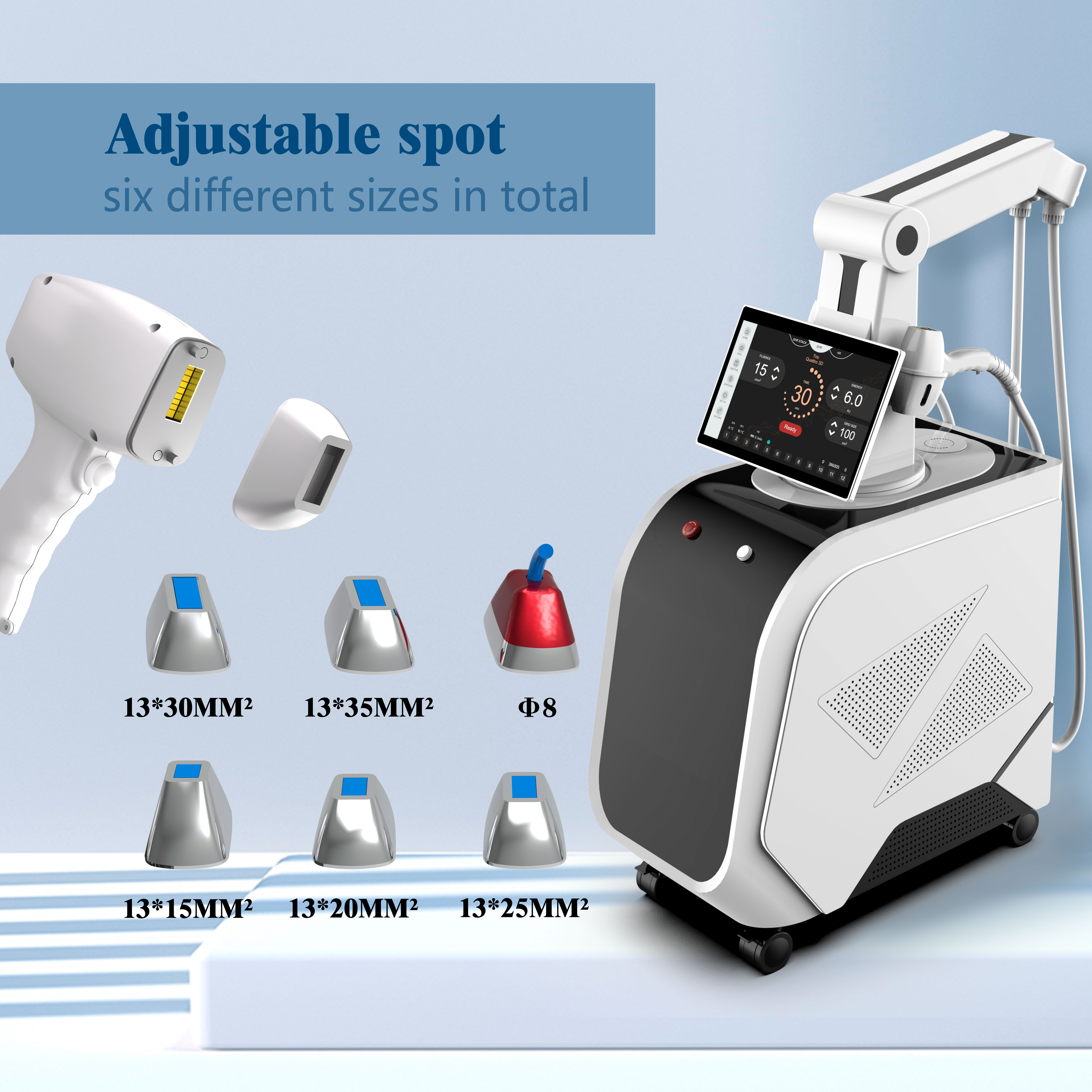 Weifang KM Supplier 2400W Painless Alexandrite Diode Laser 755 808 1064 Hair Removal 3 Wave Lazer Epilation Definitive Machine