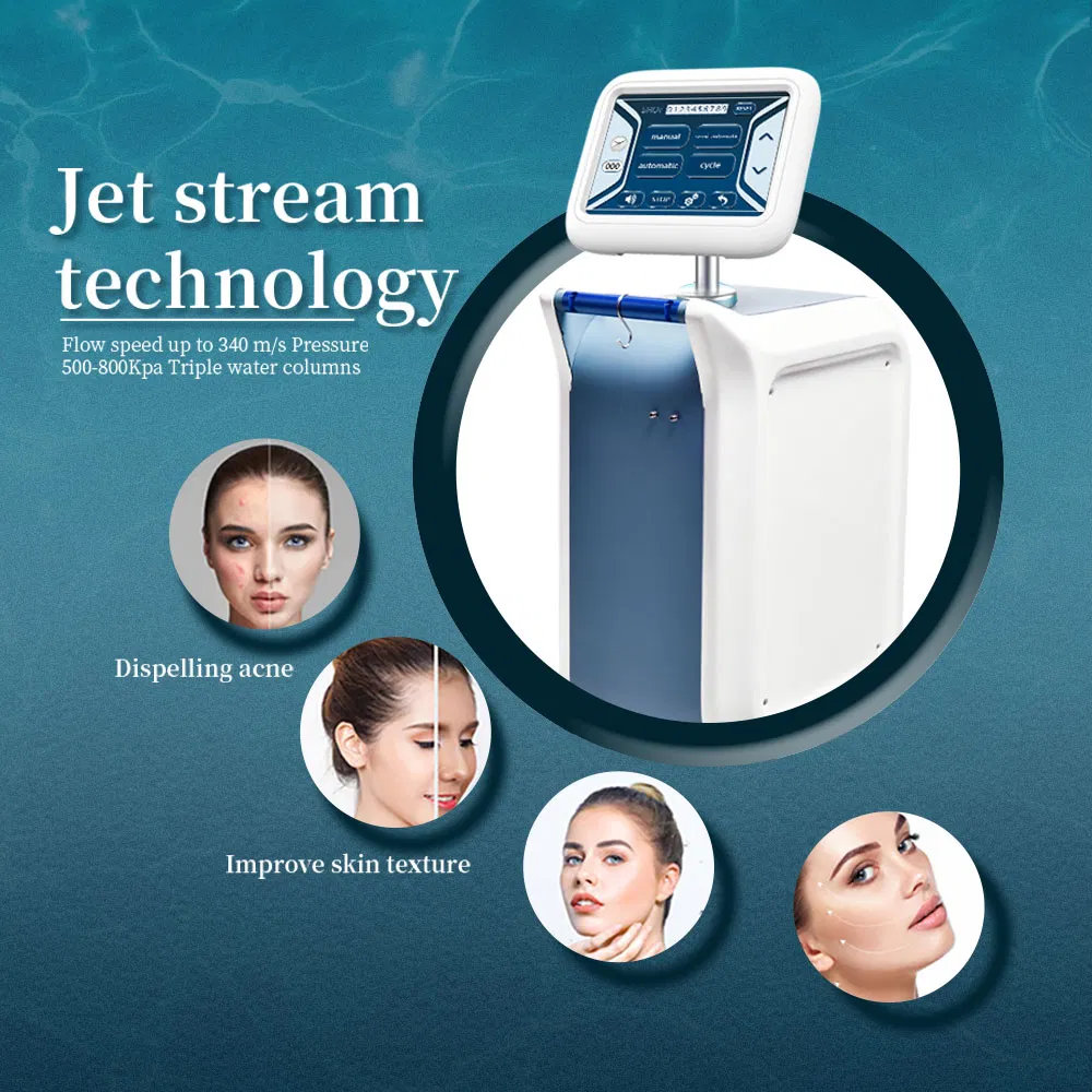 Aqua Jet Peeling Facial Beauty Machine Hydro Dermabrasion Microdermabrasion Skin Care Water Oxygen Jet Peel Machine