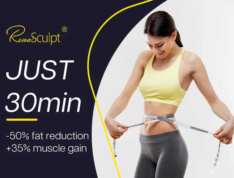 Factory Price Renasculpt Hiemt Fat Removal 3 in 1 EMS + RF Neo 5000W 15 Tesla 5 Handle Body Sculpting Slimming Machine Price