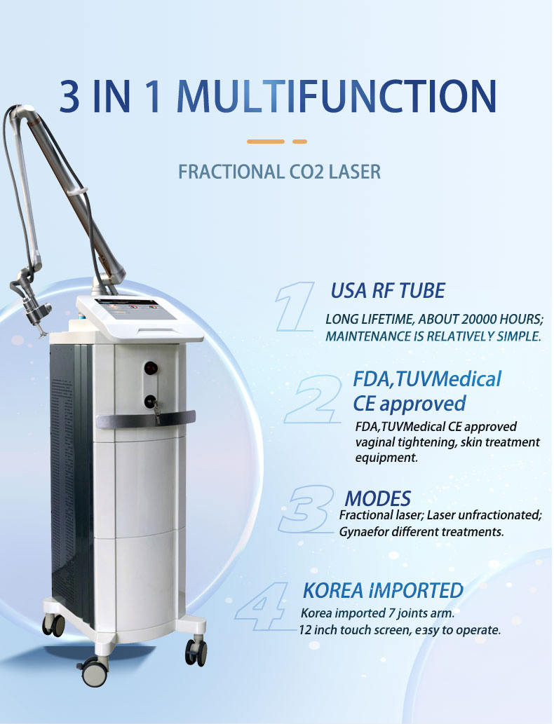 30% off 4D Fractional CO2 Laser RF Tube Acne Pigment Removal Skin Rejuvenation Scar Resurfacing Vaginal Tightening Beauty Machine