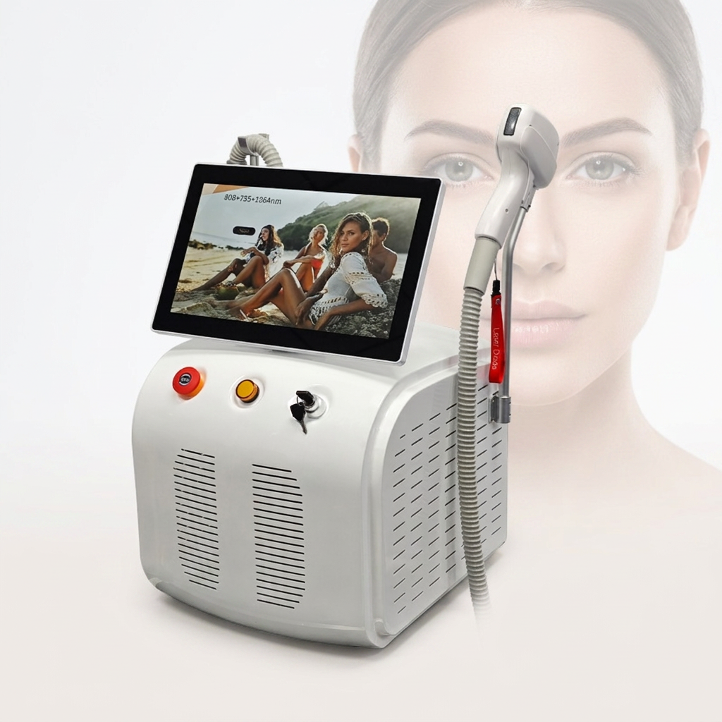 2 In 1 High Quality Hair Removal Diode Laser ND Yag Hair Removal And Skin Rejuvenation Machine