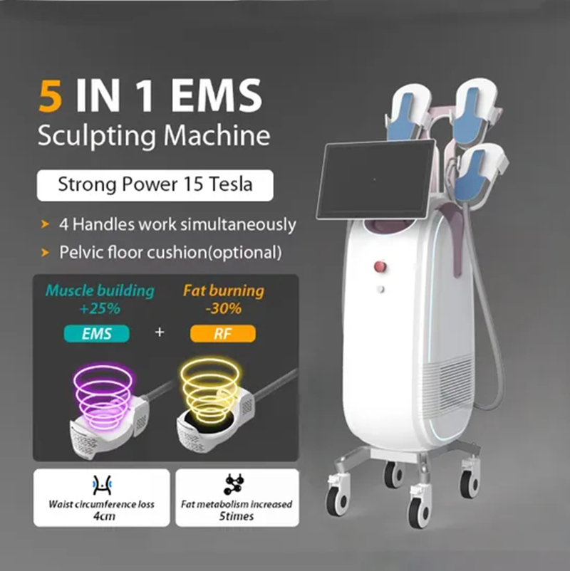 EMS Muscle Building Muscle Stimulator Body Slimming Fitness Fat Burn Body Sculpting Machine