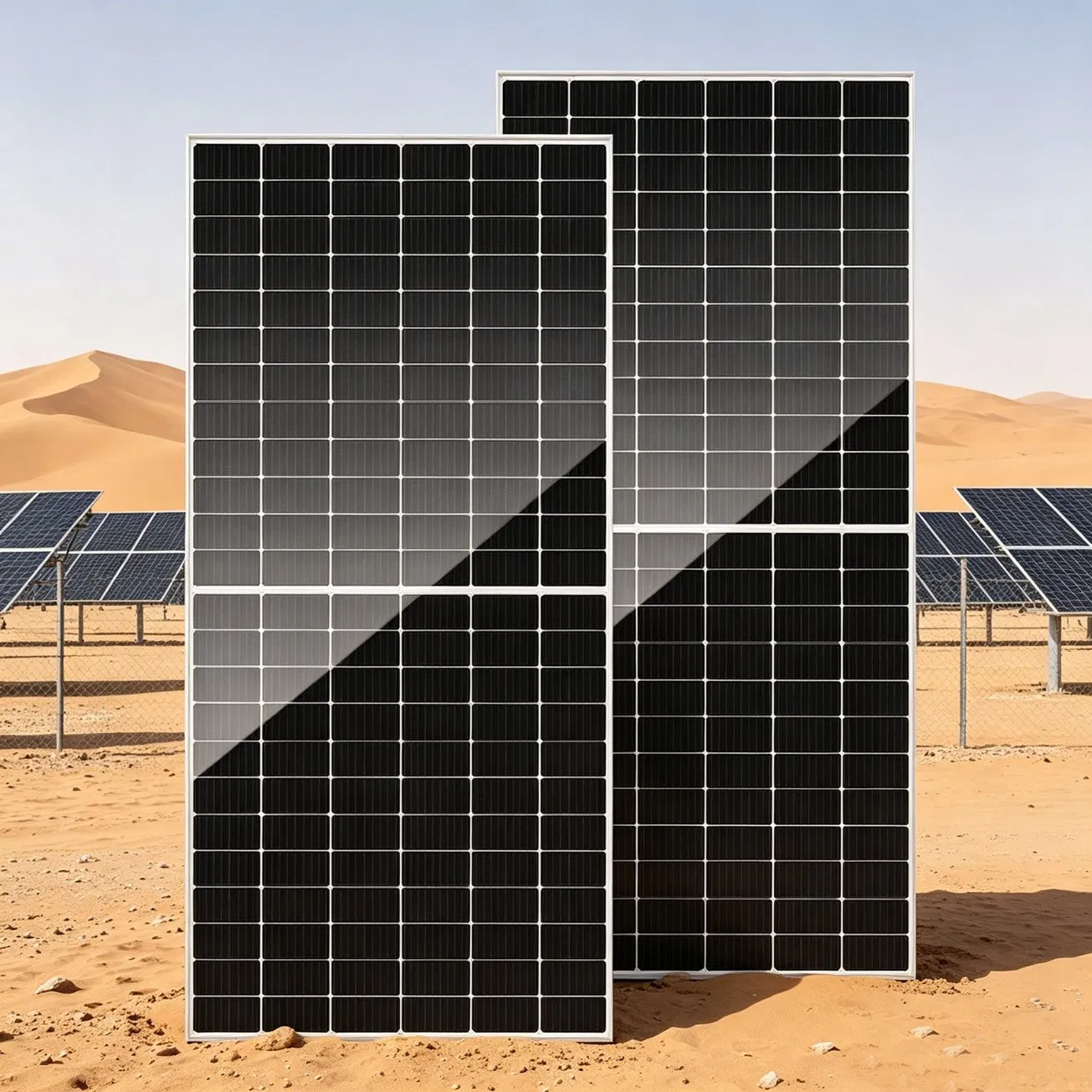 Powerful &amp; High-Efficiency Power Generation N-Type Solar Panels for off-Grid Systems and Rural Electrification