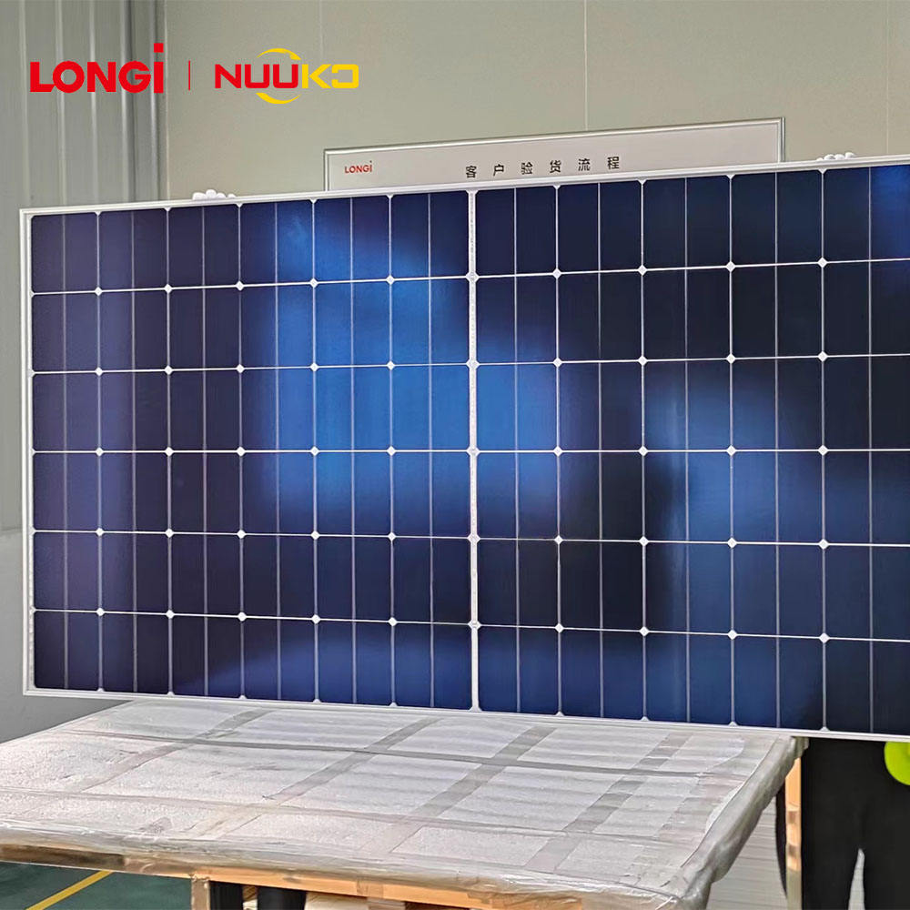 LONGI Tier 1 EU Stock 595W-625W N-type Solar Panel Bifacial Pv Module with HPDC Advanced Battery Technology