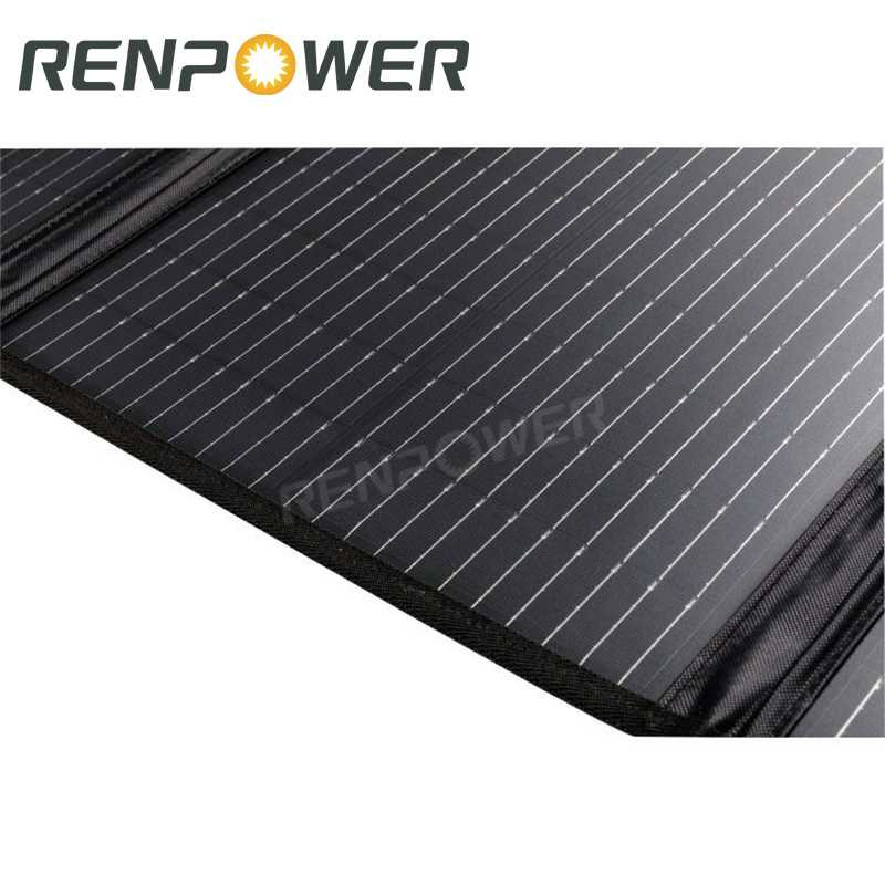 60W Waterproof Foldable Solar Panel for Laptops Cell Phones Solar Generators 12vbatteries