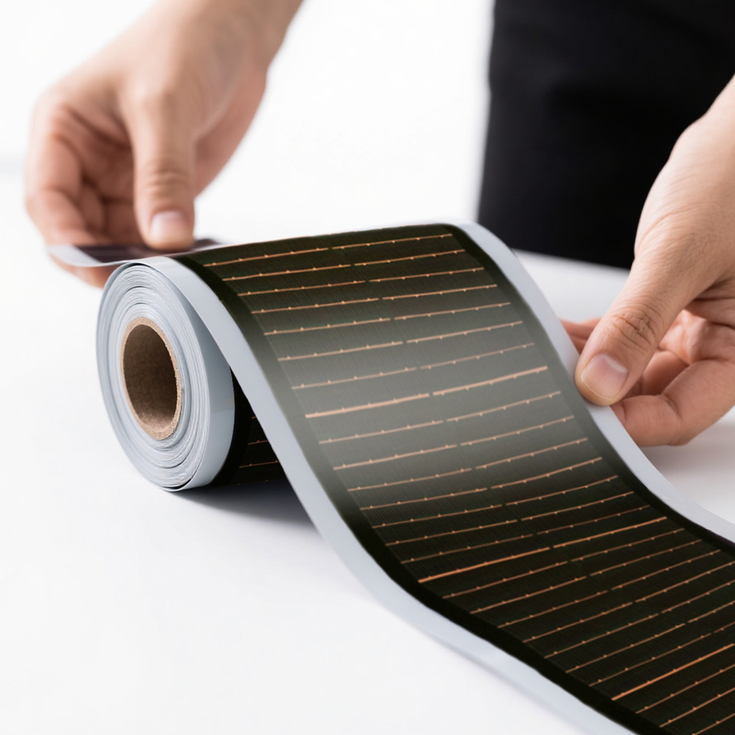 CIGS Solar Panel 220W - 70% Lighter 360&deg;Bendable for Marine/Architectural Curved Roofs