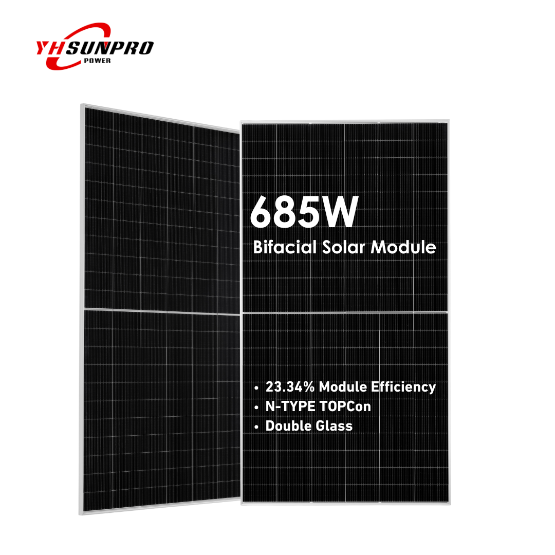 Sunpro N-Type Utility Scale Solar Panel High Power TOPCon for Ground Solar Farm Project Tier 1 PV Modules 685W~725W