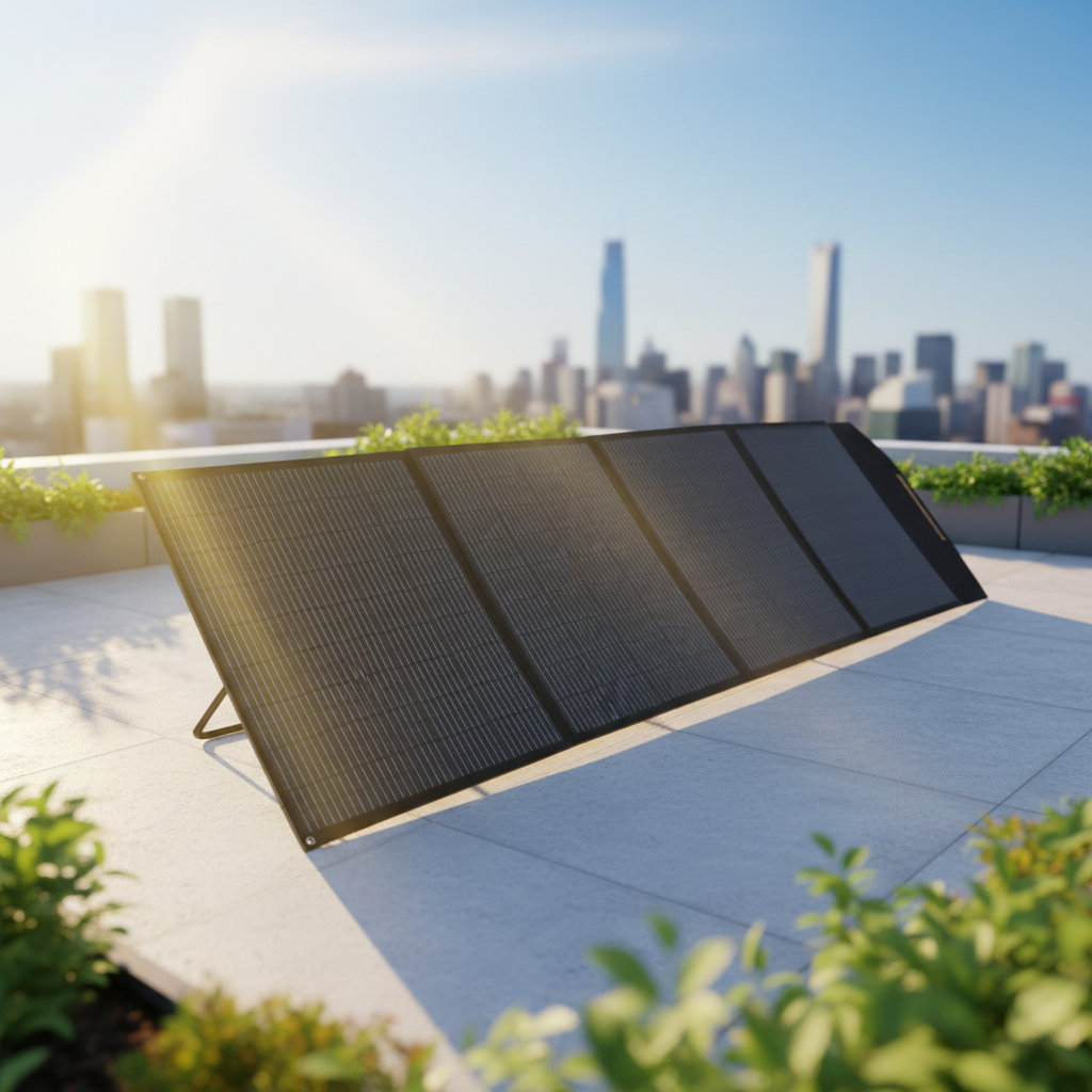 GF Power Portable 100W Outdoor Fabric Foldable Solar Panel Kit with 22.5% Efficiency -40C to +85C Operating Temp for Camping