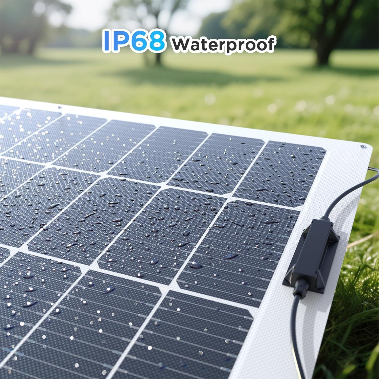50W-500W Flexible 18V Monocrystalline Silicon Solar Panels 23.7% Efficiency Mobile Batteries for Outdoor Use &amp; Yachts