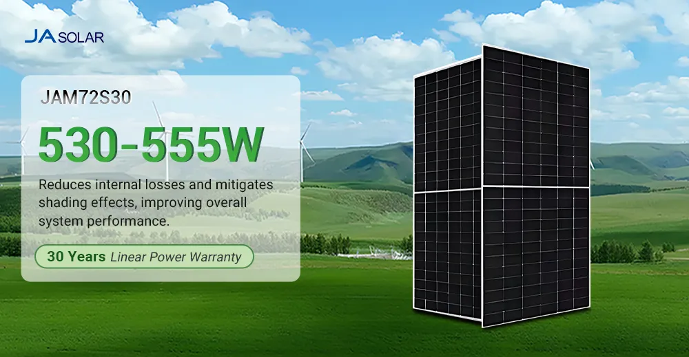 Mono Solar Panel Photovoltaic Module 530-555W Mono Perc Half Cell Solar Module