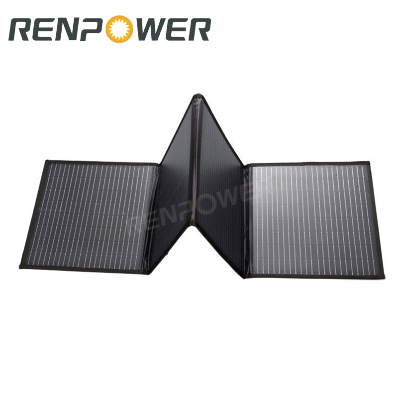 60W Waterproof Foldable Solar Panel for Laptops Cell Phones Solar Generators 12vbatteries